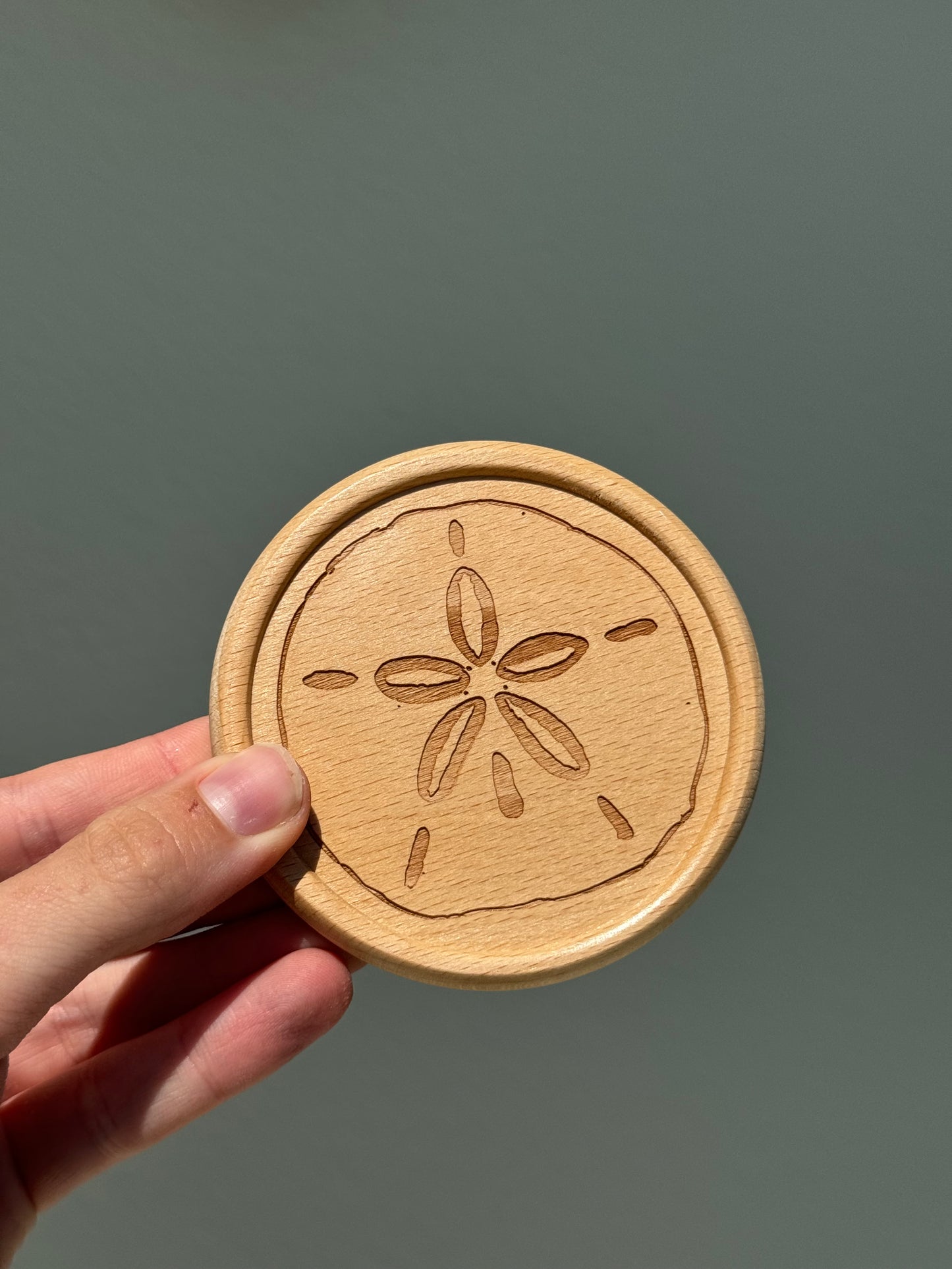 Wooden Engraved Coastal Coasters