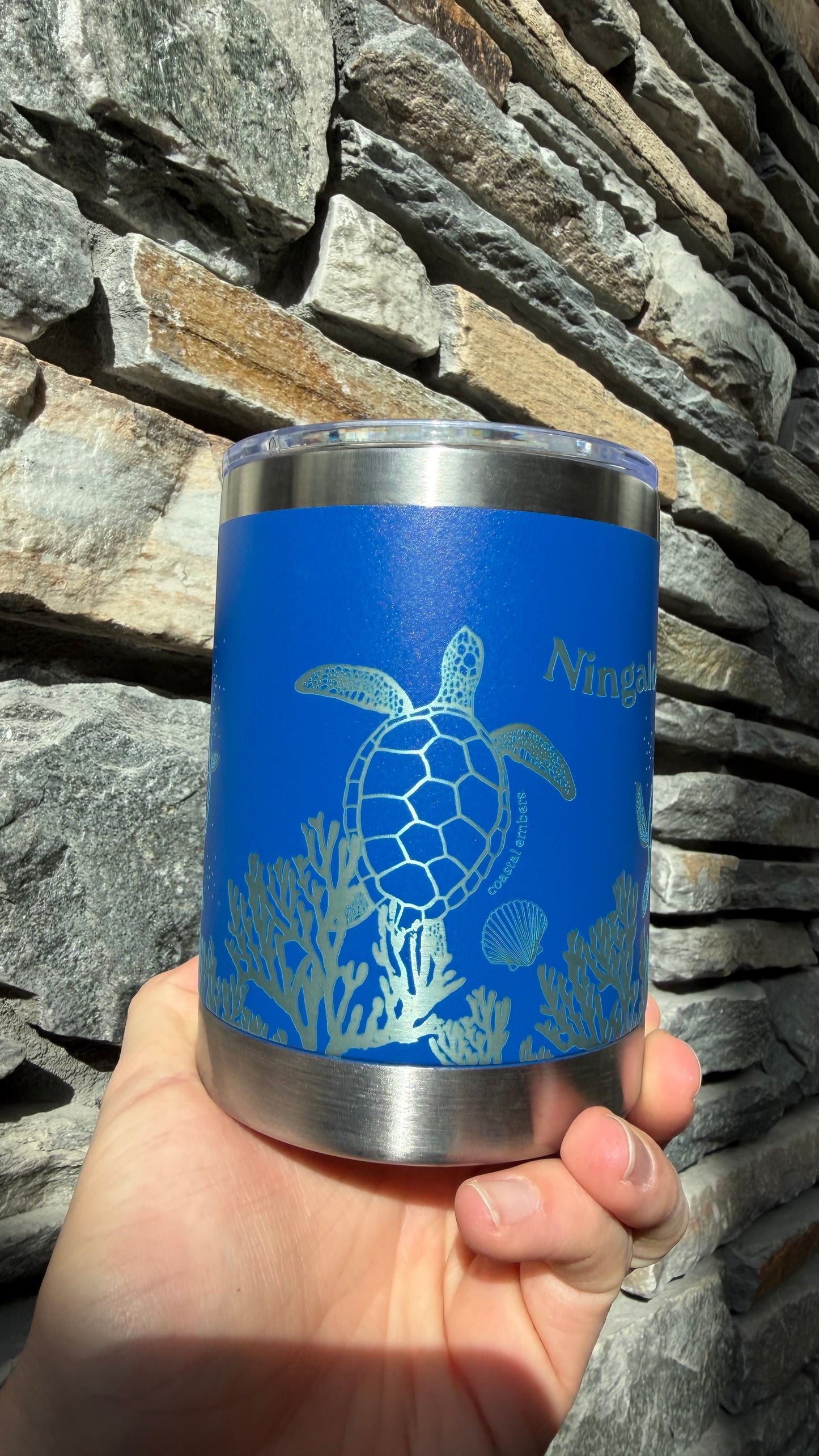 Blue Turtle Coral Reef ‘Ningaloo’ 295ml Insulated Mug