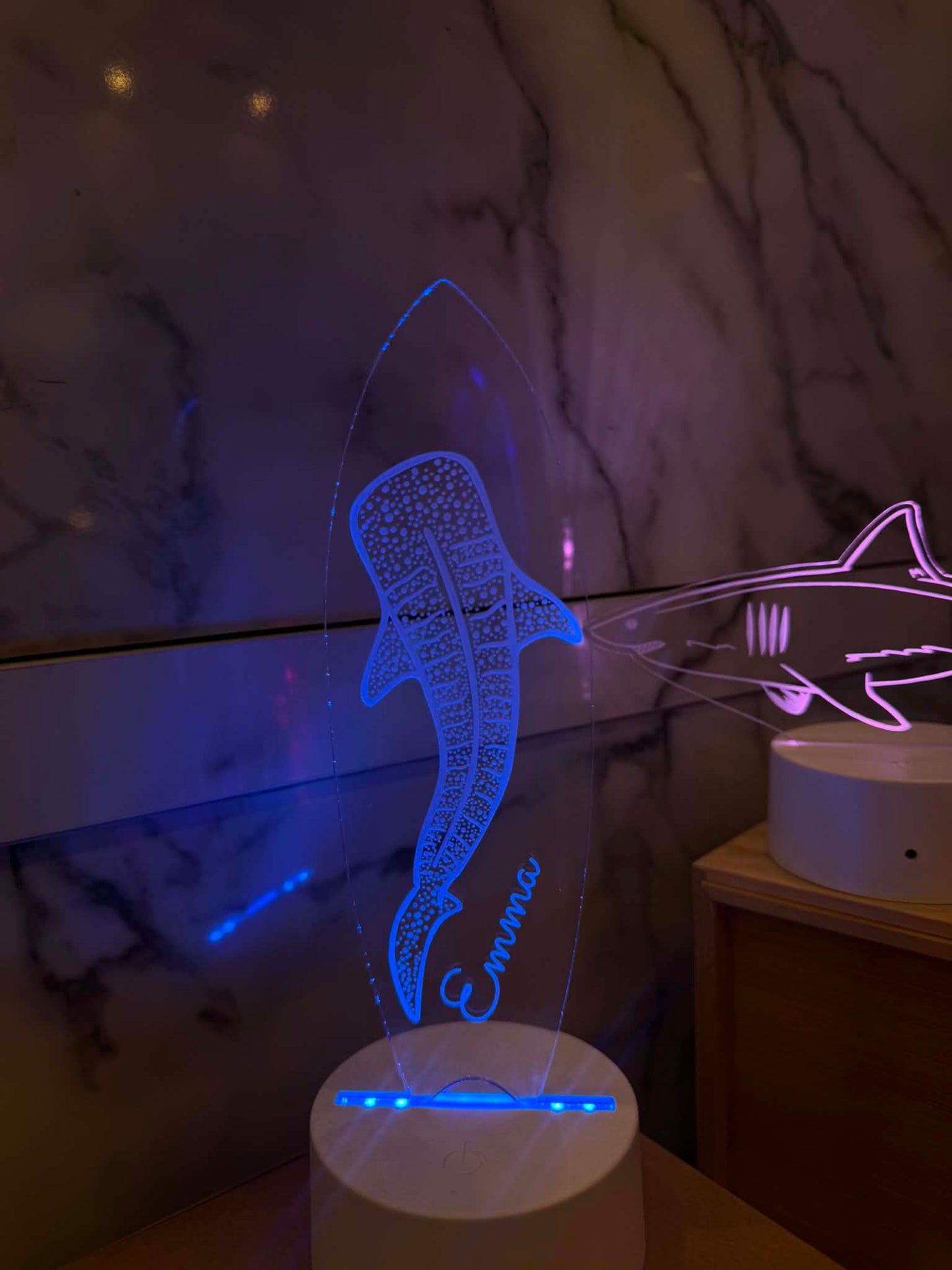 CUSTOM Whale Shark LED Lamp
