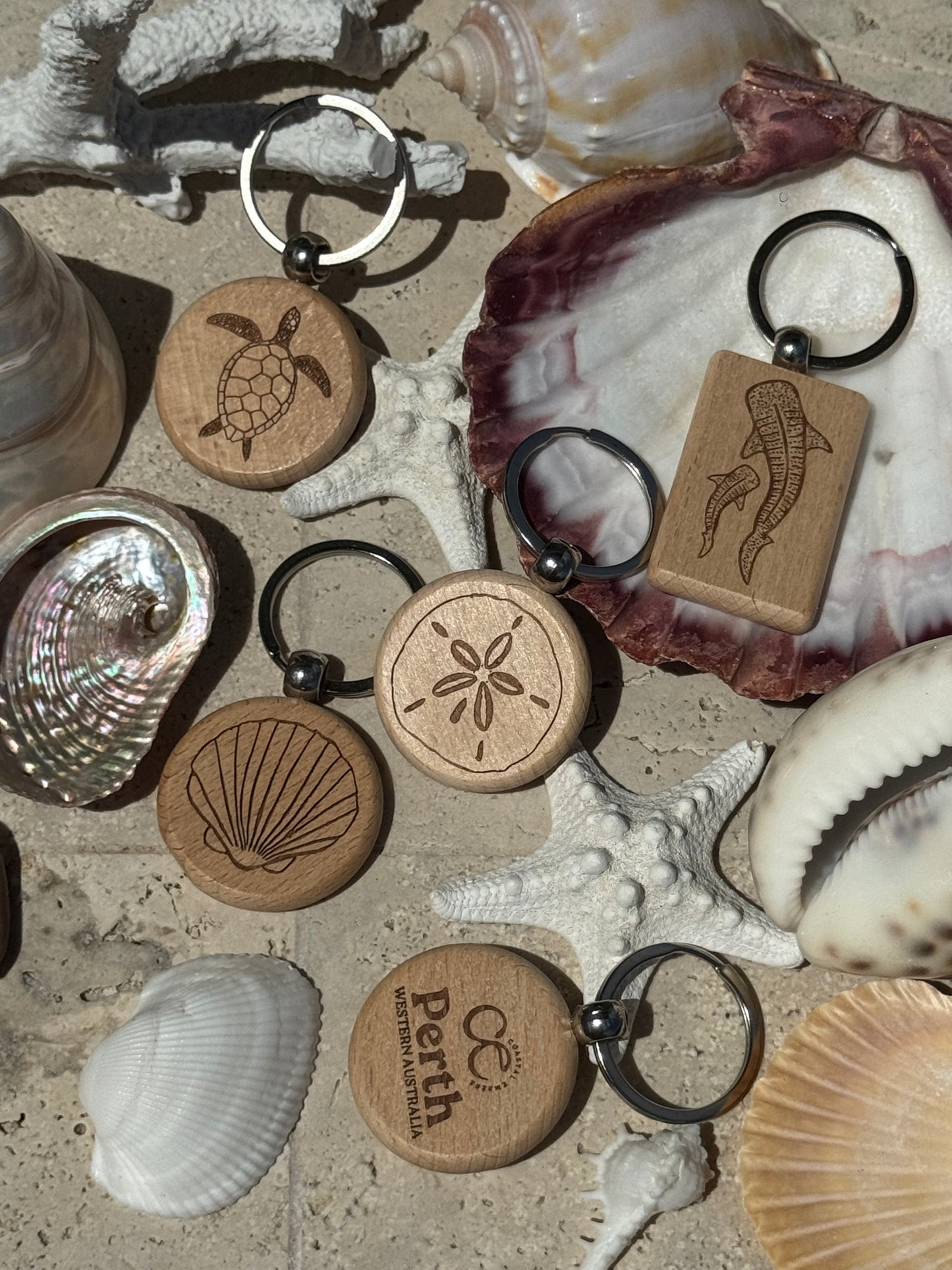 Turtle & Hatchlings Keyring