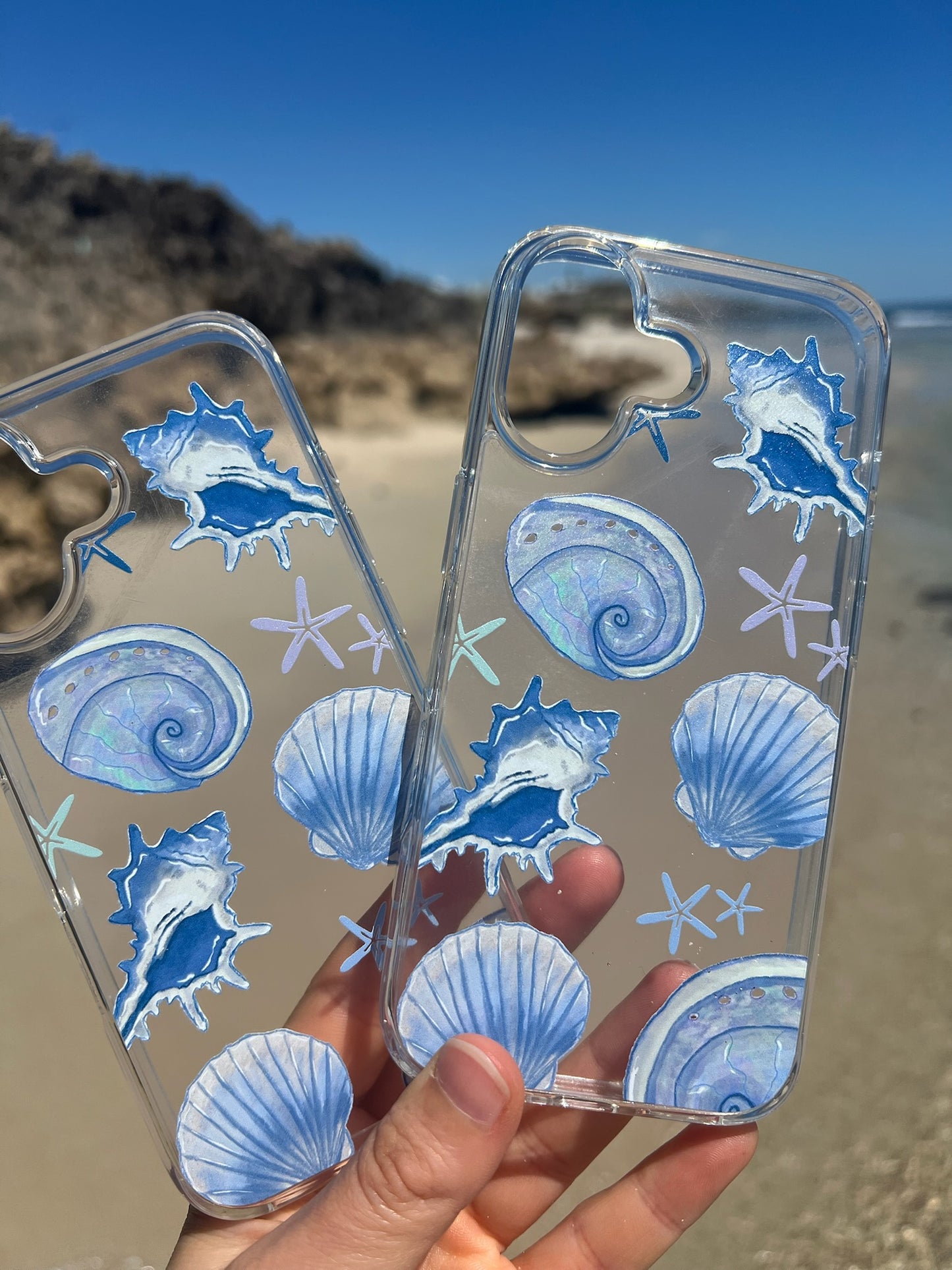 Shell Treasures Clear Phone Case