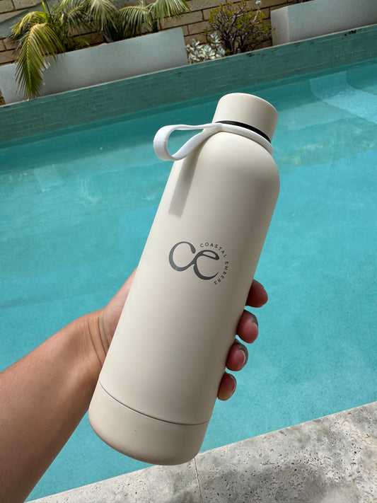Cream Shell Treasures Water Bottle
