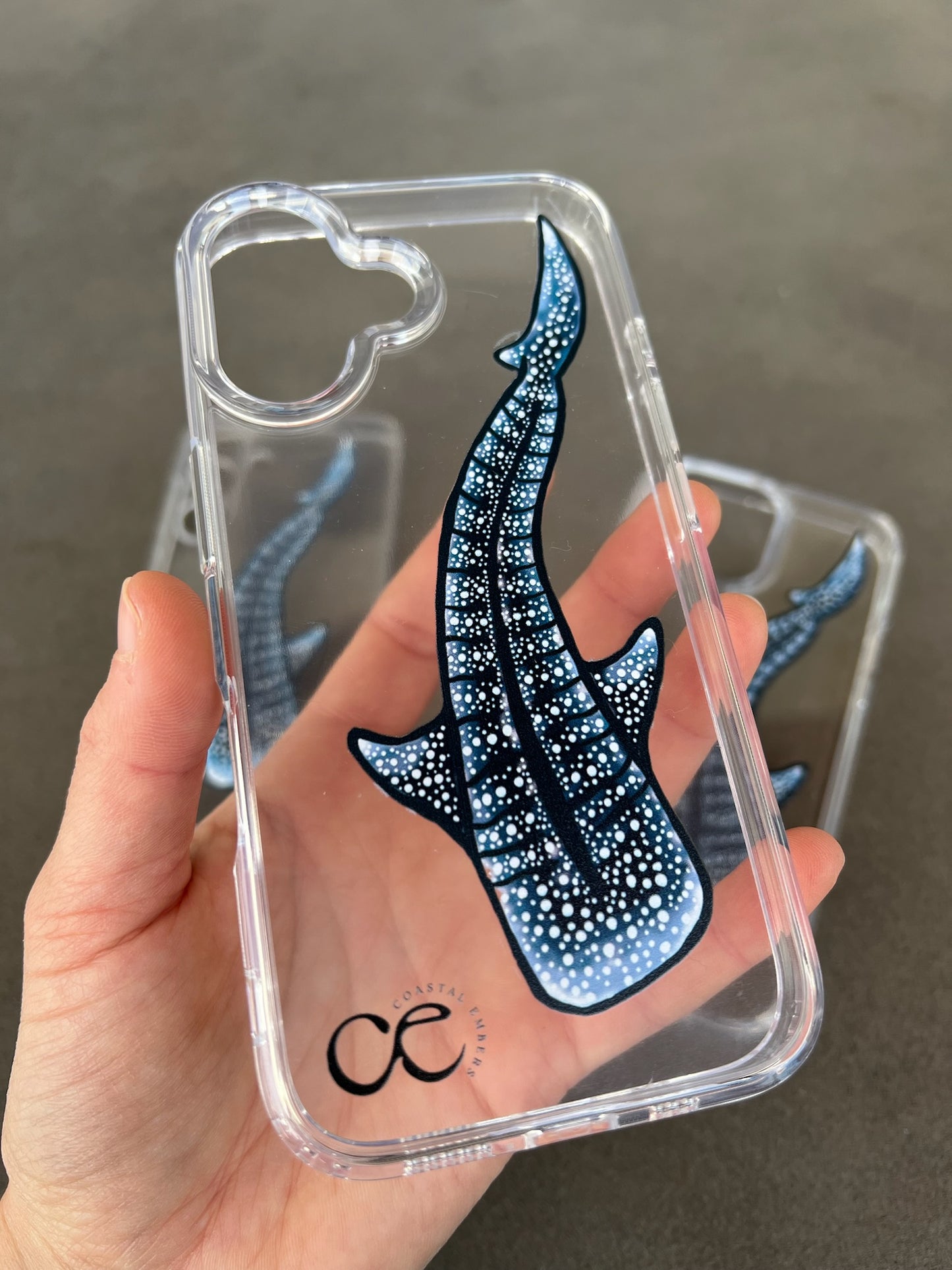 Clear Coastal Phone Case