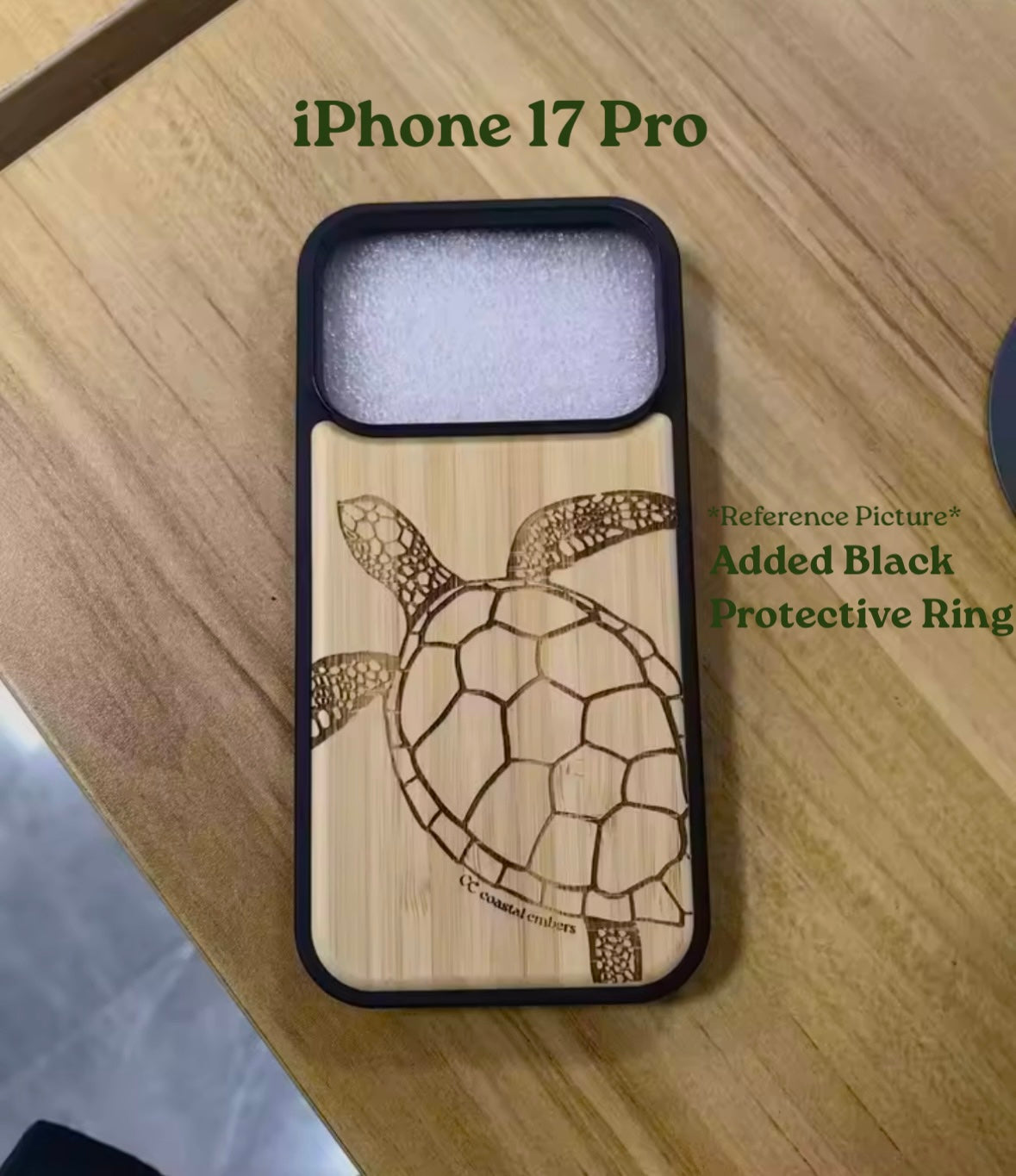 Coastal Wood Turtle Phone Case