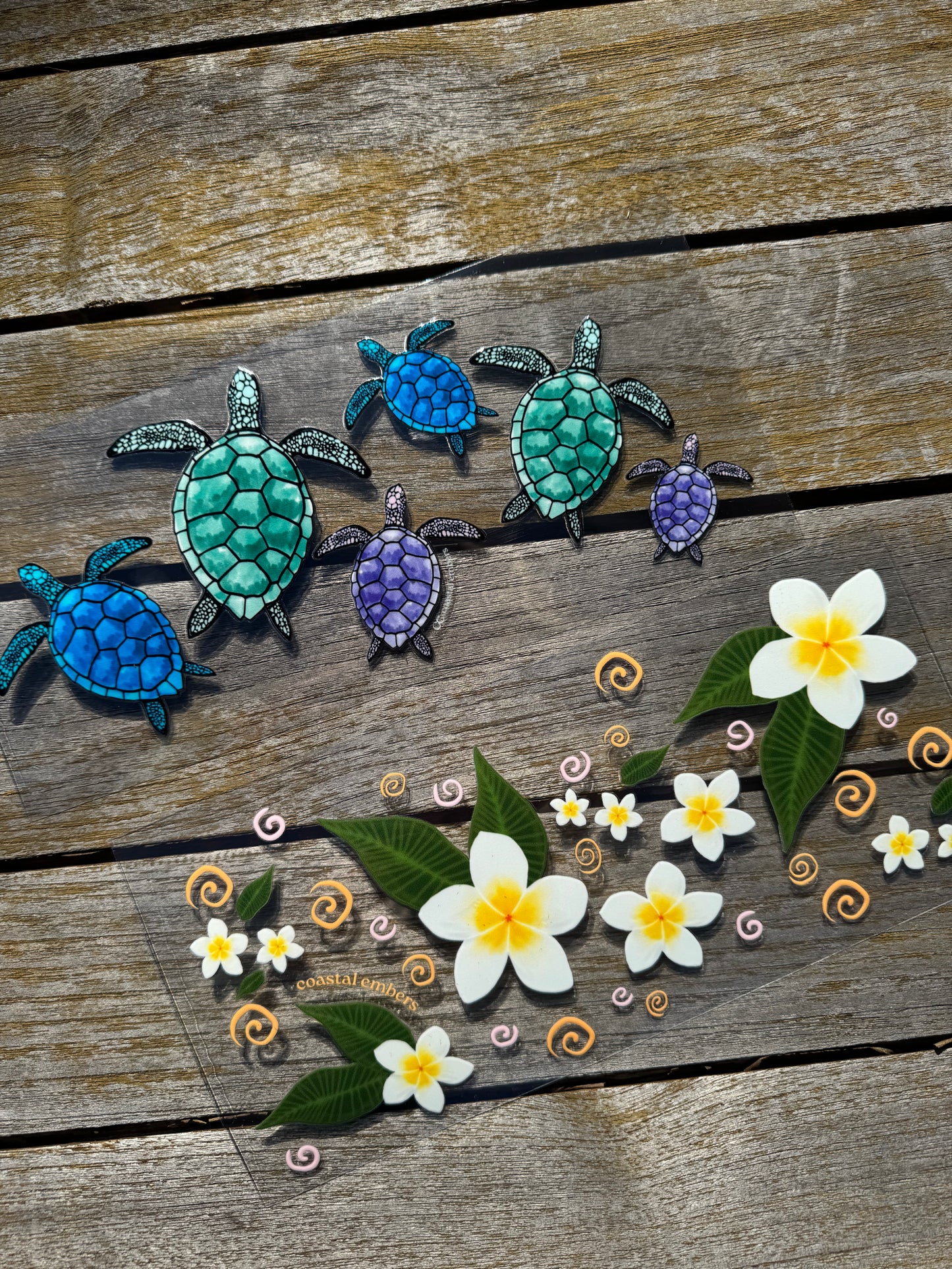 Frangipani Glass Tumbler