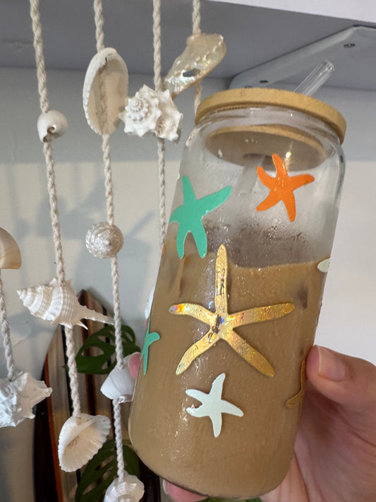 Starfish Glass Tumbler