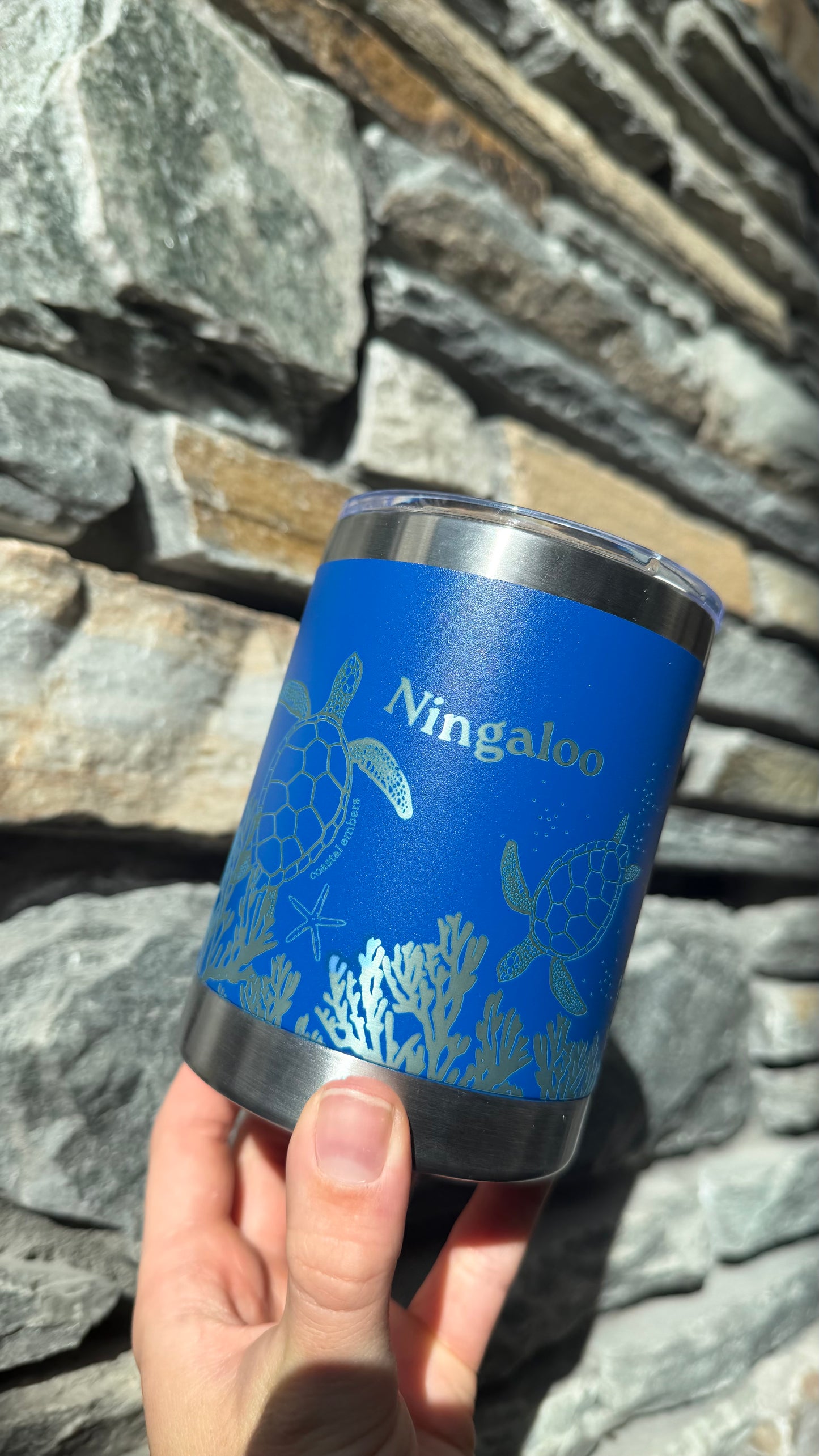 Blue Turtle Coral Reef ‘Ningaloo’ 295ml Insulated Mug