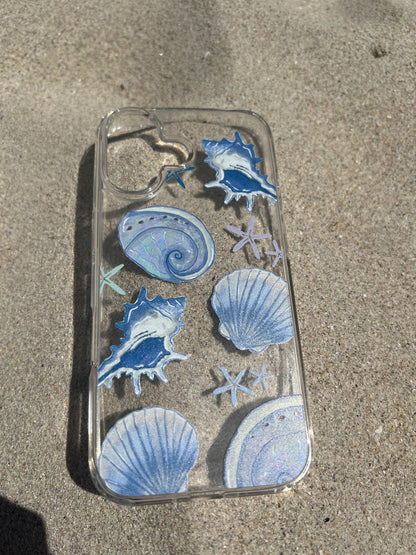 Shell Treasures Clear Phone Case