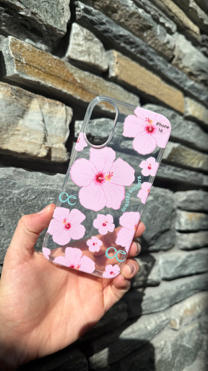 Pink OG Hibiscus iPhone 16 Case