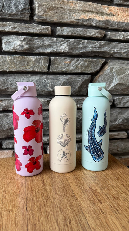 Hibiscus Dream Lilac Water Bottle