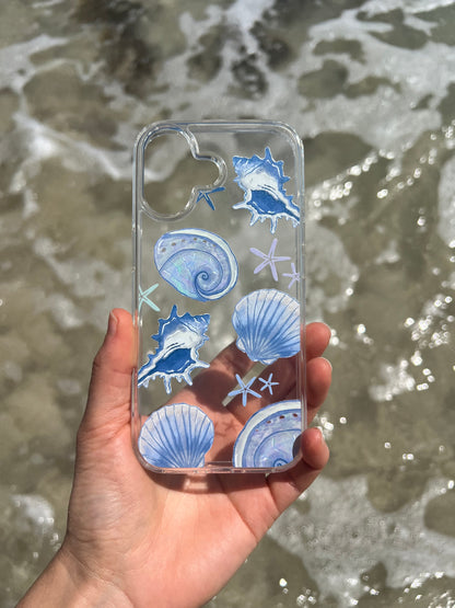Shell Treasures Clear Phone Case