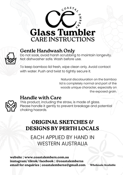 Whale Shark Glass Tumbler