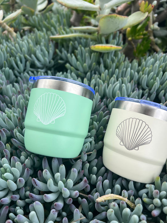 Cream Clam Espresso/ Babychino (mini) Insulated Cup