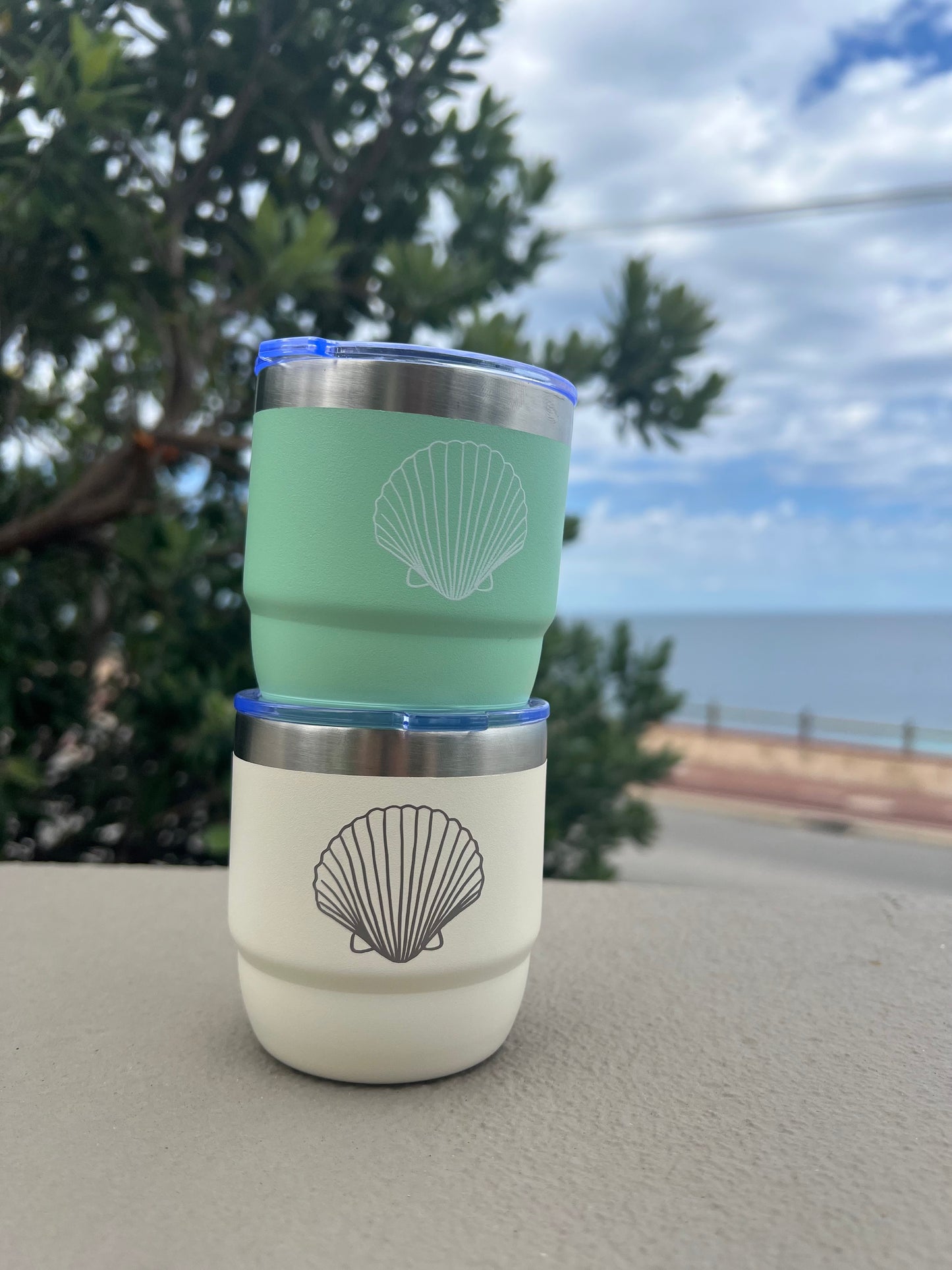 Mint Clam Espresso/ Babychino (mini) Insulated Cup