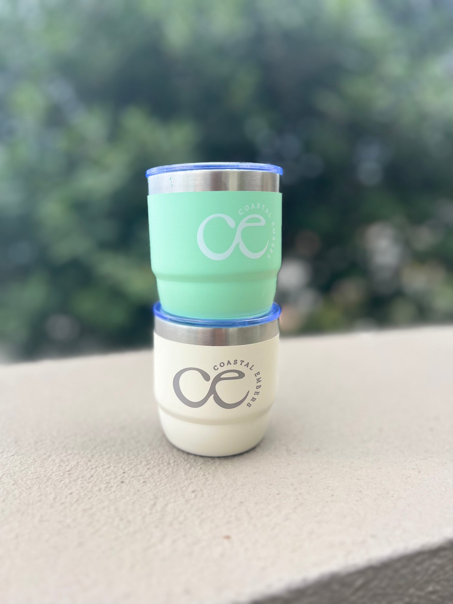 Mint Clam Espresso/ Babychino (mini) Insulated Cup