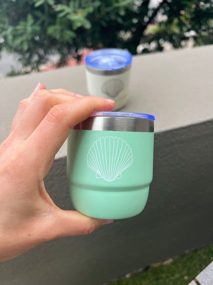 Mint Clam Espresso/ Babychino (mini) Insulated Cup