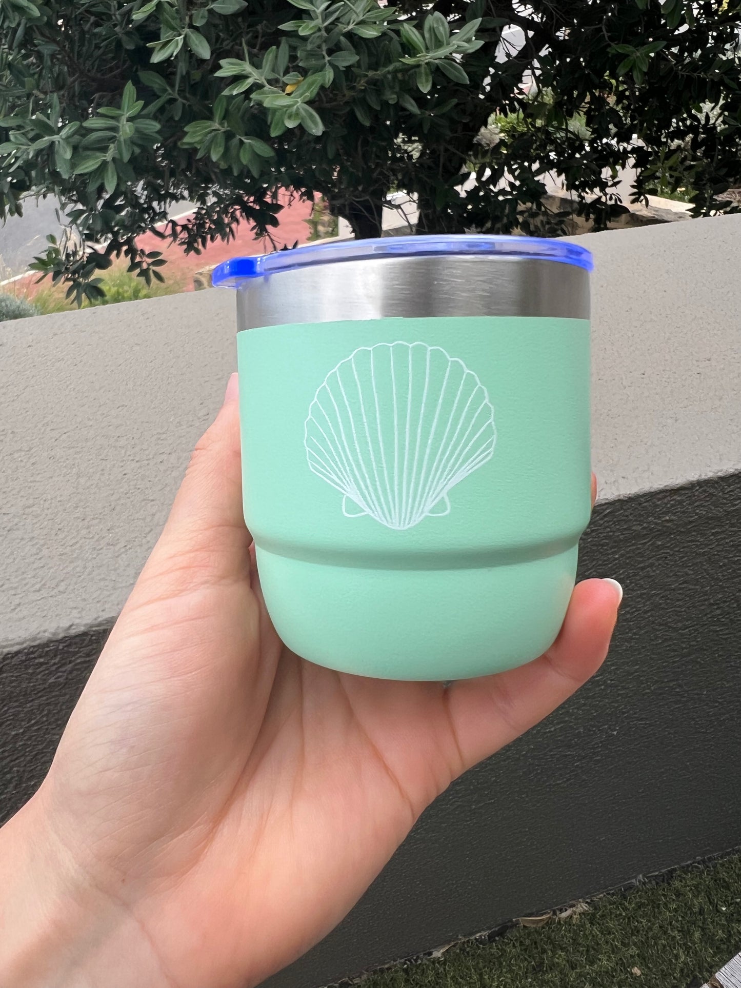 Mint Clam Espresso/ Babychino (mini) Insulated Cup