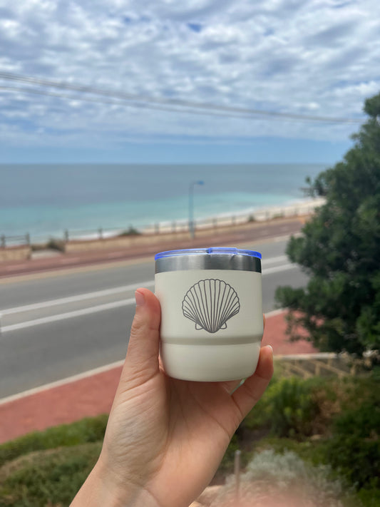 Cream Clam Espresso/ Babychino (mini) Insulated Cup