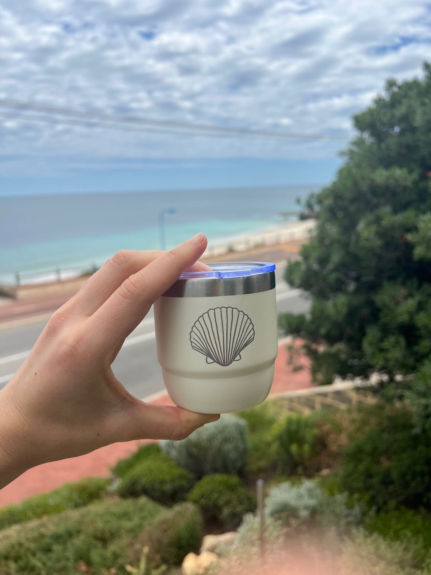 Cream Clam Espresso/ Babychino (mini) Insulated Cup