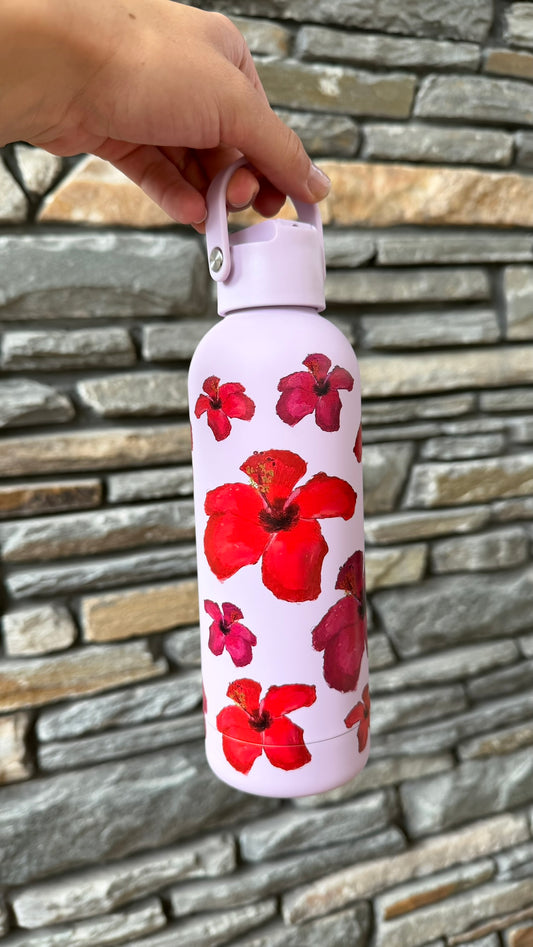 Hibiscus Dream Lilac Water Bottle