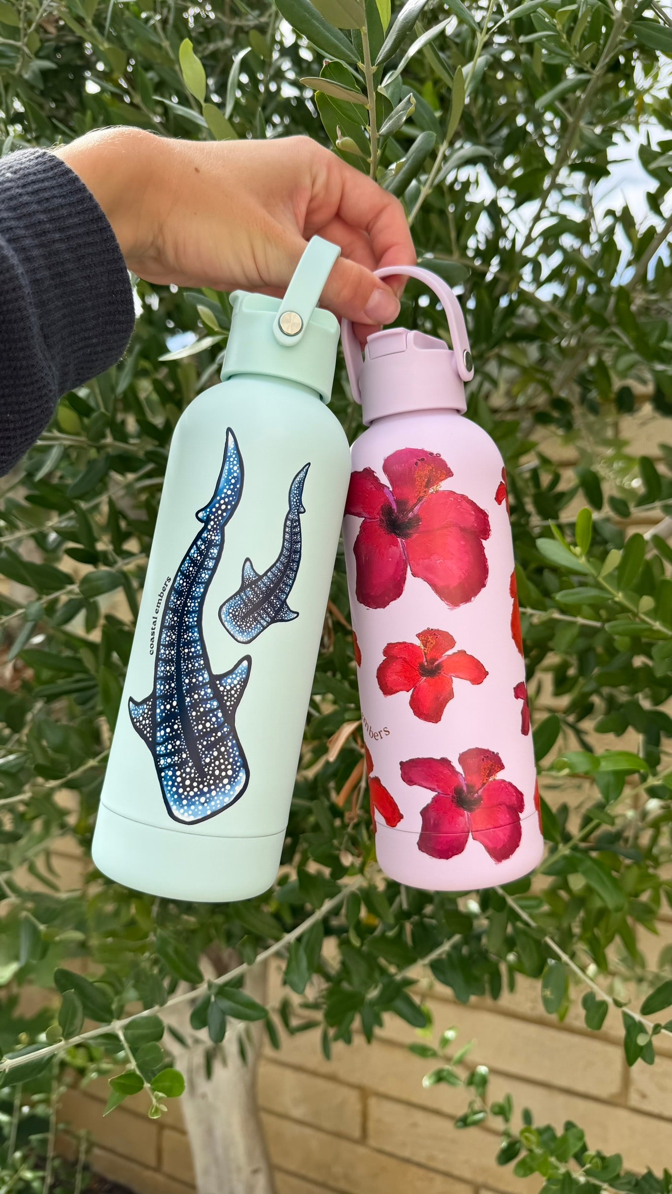 Hibiscus Dream Lilac Water Bottle
