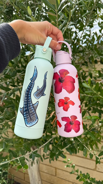 Hibiscus Dream Lilac Water Bottle