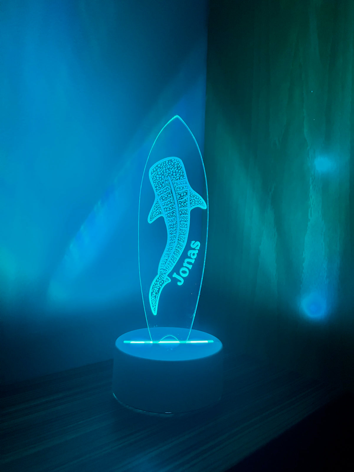 CUSTOM Whale Shark LED Lamp