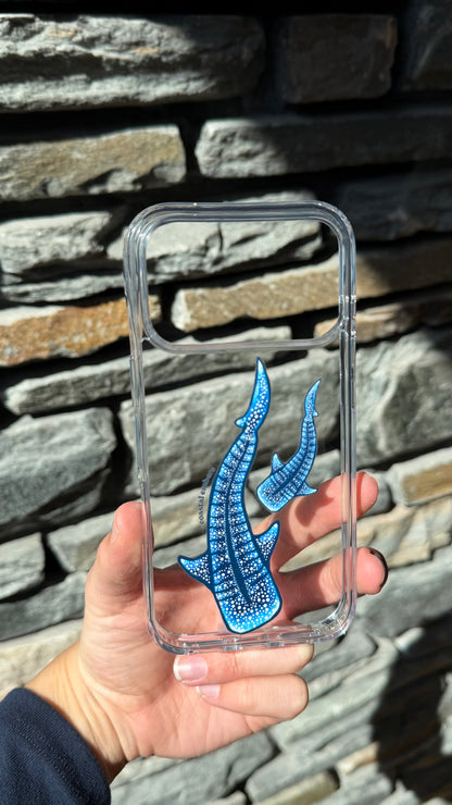 Clear Whale Shark Phone Case