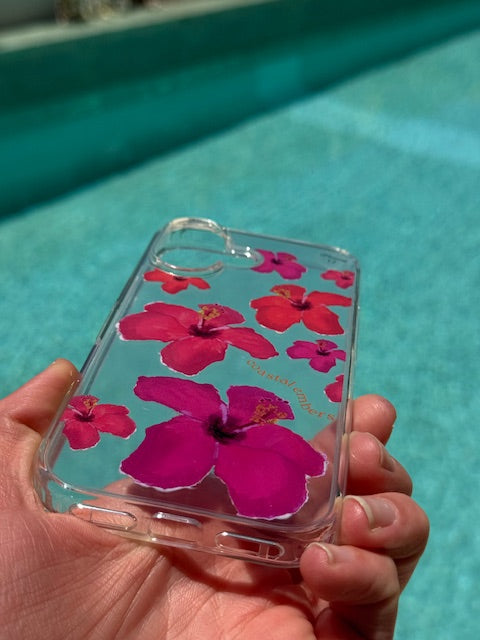 Hibiscus Dream Clear Phone Case
