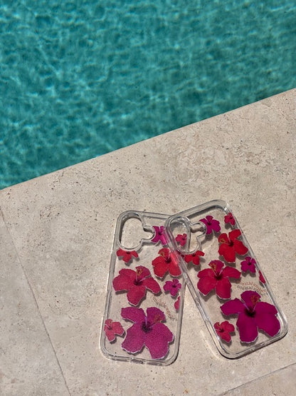 Hibiscus Dream Clear Phone Case