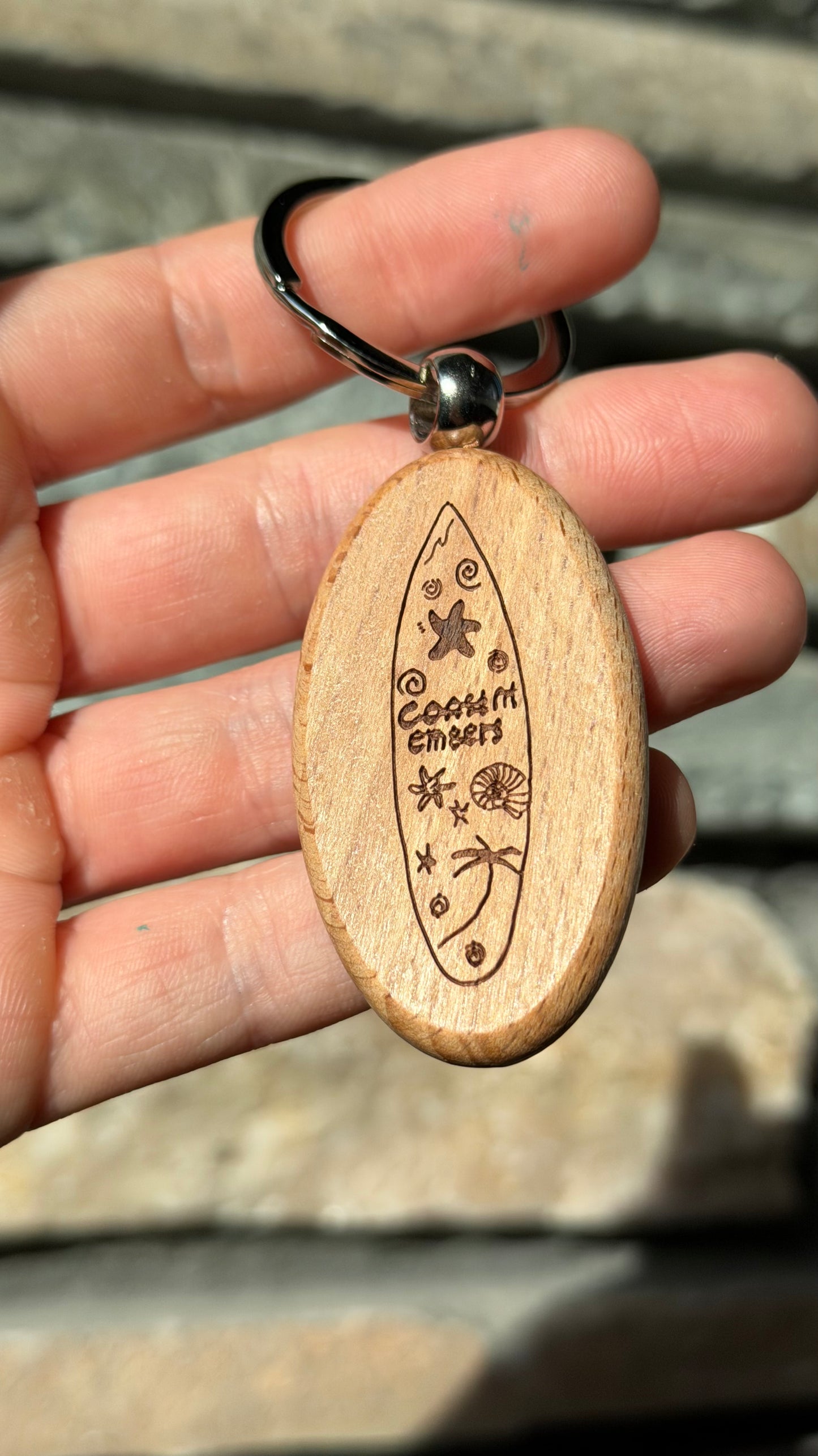 Surfboard Keyring