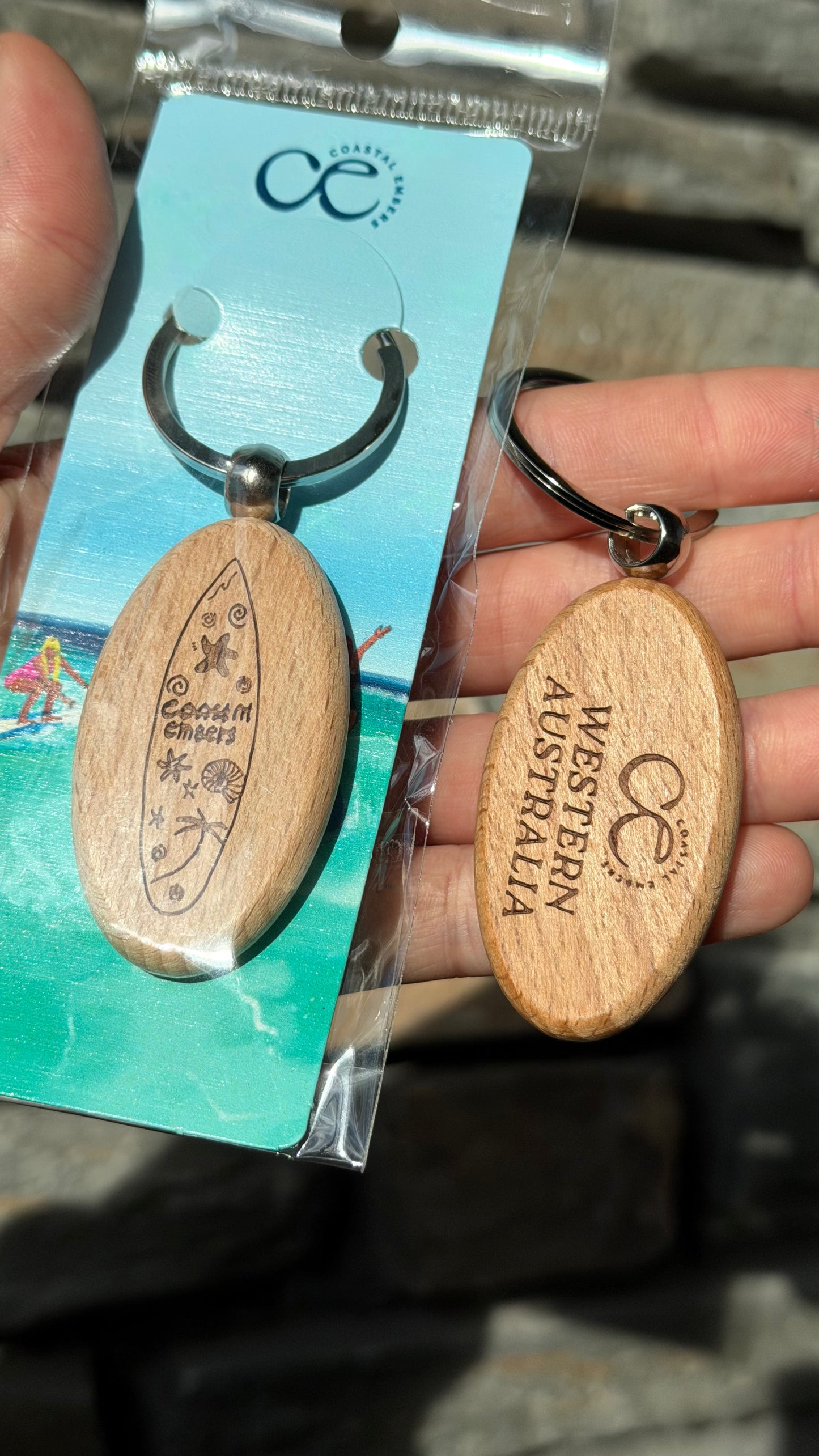 Surfboard Keyring