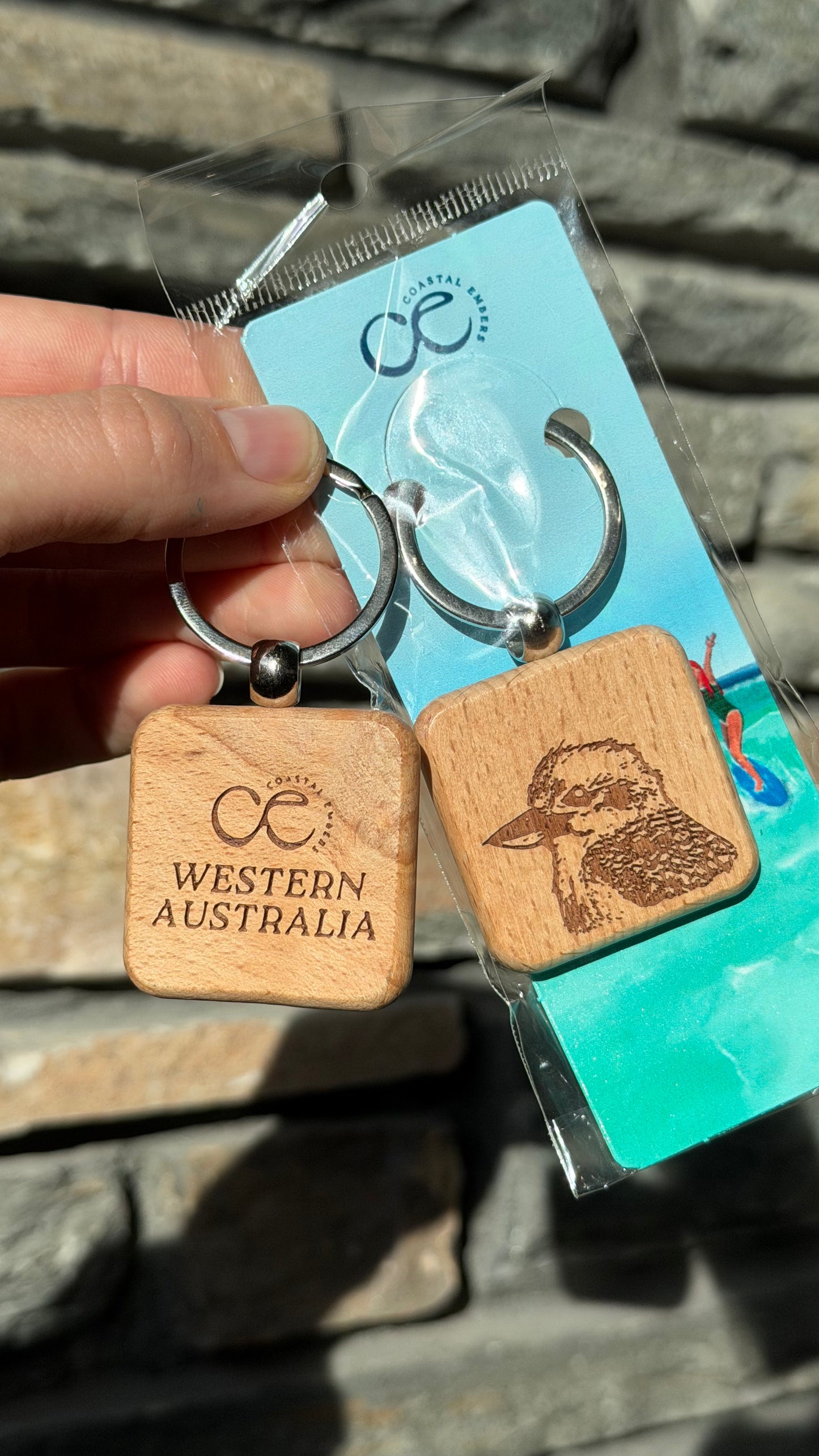 Kookaburra Keyring