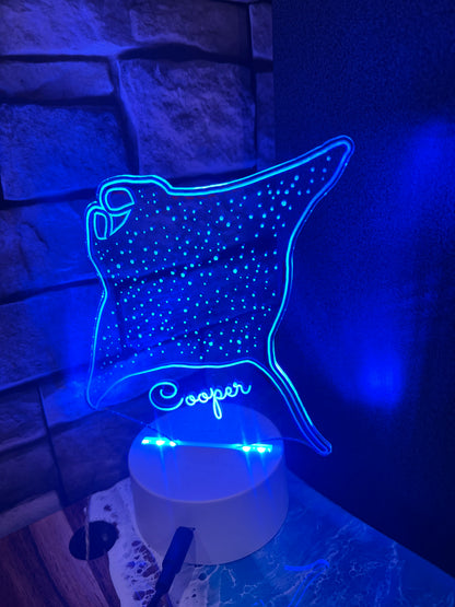 Manta Ray LED Lamp