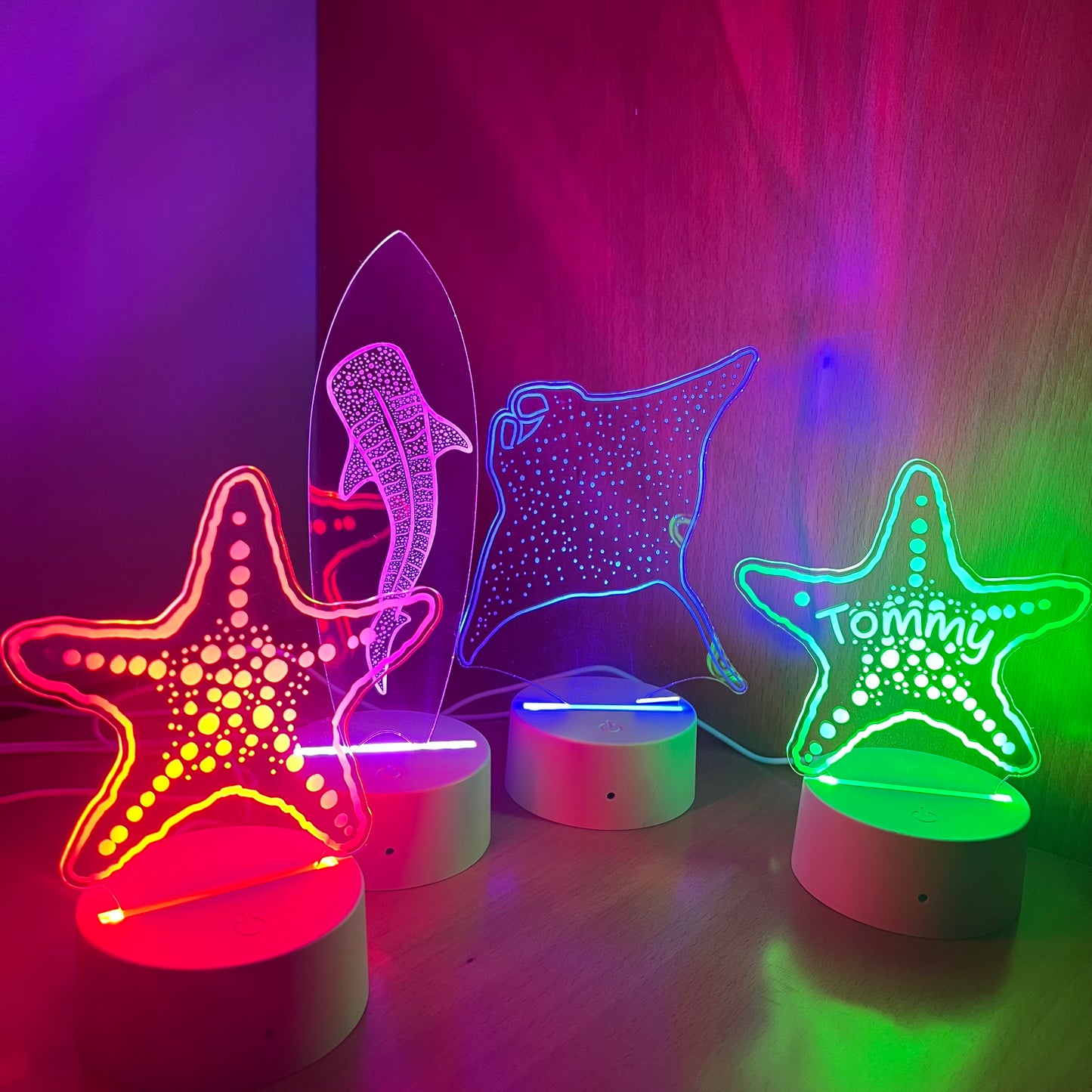 Manta Ray LED Lamp