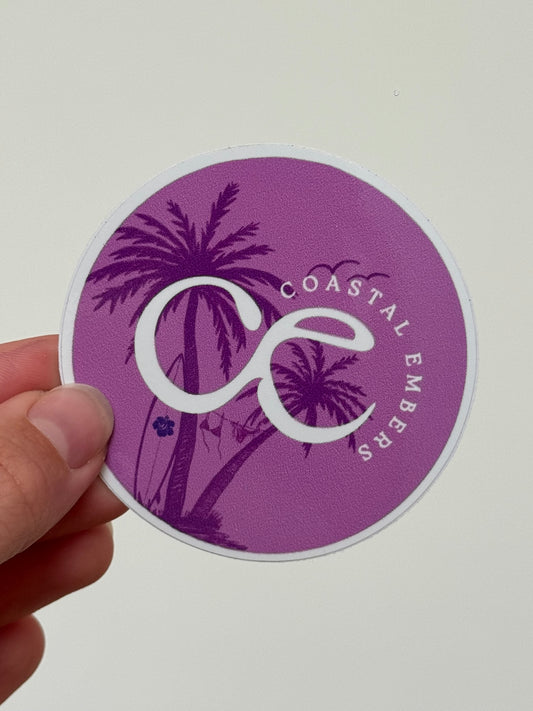 Surf Vacay Logo Sticker