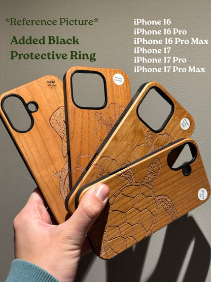 Coastal Wood Turtle Phone Case