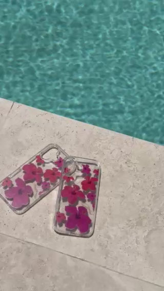 Hibiscus Dream Clear Phone Case