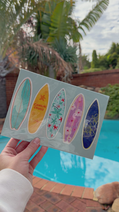 Surfboard Stickers
