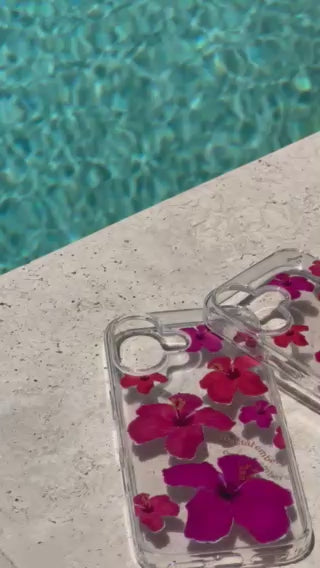 Hibiscus Dream Clear Phone Case
