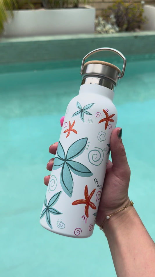 Summer Flowers Water Bottle