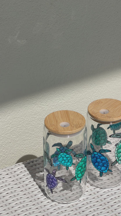 Turtle Glass Tumbler